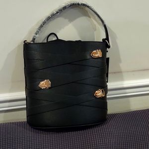 Irristable Vegan formal black hobo purse